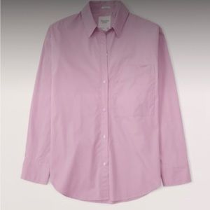 Oversized Poplin button up shirt